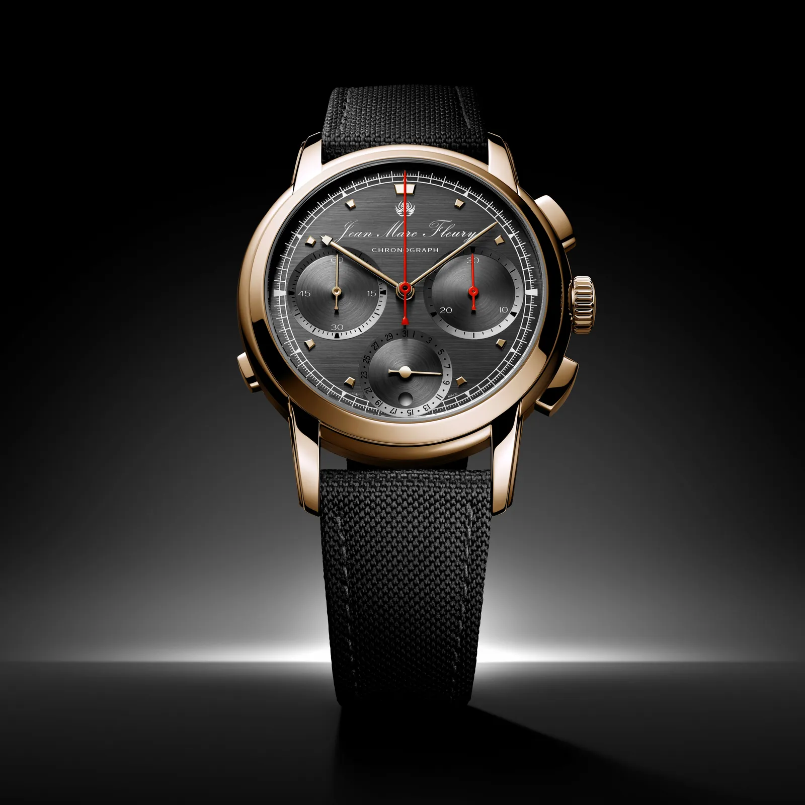 Chronographe FXR-4, boîte en or rose 4N, cadran anthracite